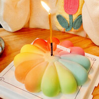 20cm Hướng Dương Mousse Khuôn Bánh Silicon Bánh Ngọt Pháp Kem Sô Cô La Hoa Cúc Hoa Móng Ngựa Khuôn Bánh