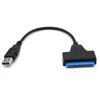 20CM Super Speed USB 3.0 To SATA 22 Pin 2.5 Inch Hard Disk Driver SSD Adapter Cable Converter