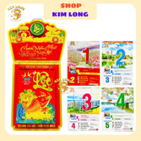 20cm x 30cm Bộ lịch ẤT TỴ 2025 / BỘ LỊCH TREO TƯỜNG lốc siêu đại khổ lịch 20cm x 30cm chủ đề phong cảnh Việt Nam ĐVA