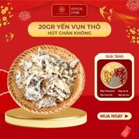 20Gr Yến Vụn Thô Nguyên Chất Hút Chân Không Tặng Kèm 4 Vị Đồ Chưng Và Nhíp Nhặt Lông Nhà Nuôi - YẾN SÀO TRÀNG AN