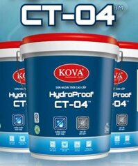 20K - Sơn ngoại thất chống thấm cao cấp KOVA HydroProof CT-04 (Bóng)