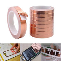 20m 5mm x Single Side dẫn điện tự dính cách nhiệt đồng Foil băng