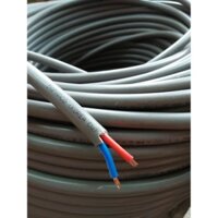 20m dây điện đôi 2x2.5 vỏ bọc xám Daphaco