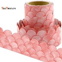 20m Ombre Sò điệp Bảng tin Biên giới Cầu vồng Đường viền thẳng Lớp học hoặc Trang trí trường học tại nhà