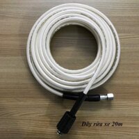 20m Ống Dây Rửa Xe Cho Máy Bơm Xịt Rửa Áp Lực Cao - Ren Trong 14mm