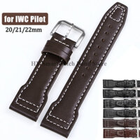 20mm 21mm 22mm Dây đeo đồng hồ bằng da IWC Pilot Dây đeo thay thế Vòng tay da bò Nam Nữ Thể thao Dây đeo cổ tay Khóa gấp Phụ kiện đồng hồ