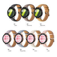 20mm 22mm Thay Thế Dây Da Thời Trang Dây Đeo Cho Samsung Galaxy Watch 3 41mm 45mm Gear S3 Frontier S3 Cổ Điển Nam Nữ Da Đồng Hồ Thông Minh Dây Đeo Galaxy Watch 42mm 46mm