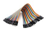 20pcs 20cm 2.54mm 1p-1p Pin Female to Female Color Breadboard Cable Jump Wire Jumper