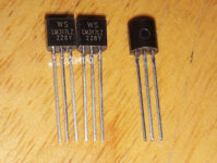 20PCS LM317 LM317L LM317LZ  TO-92