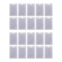 20x Card Holders Clear Identifiers Cards Cases for Business Cards Student