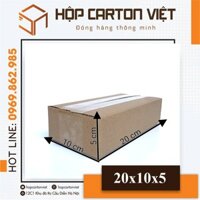 20x10x5 combo 100 hộp carton