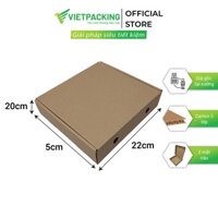 20x20x2,5 - 50 hộp carton nắp gài mỏng V114 - VietPacking Official