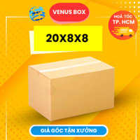 20x8x8 Combo 100 Hộp Carton, Thùng Giấy Cod Gói Hàng, Hộp bìa Carton Đóng Hàng, Sản Phẩm Giá Rẻ - Hộp Carton Venus Box