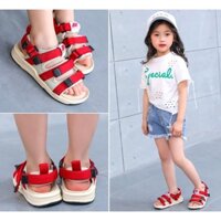 [21 - 30] Giày sandal 2 quai trơn cho bé G762 (Size lớn mục khác) US