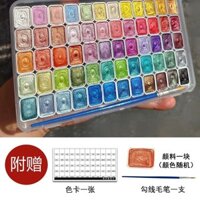 2.100.000 Người Khen ngợi 60 Màu Chắc Chắn Ngọc Trai Màu Nước Sơn Nghệ Thuật Tranh Dụng Cụ Làm Móng Tay Tangling Hoa Đất Sét Nhuộm Màu Tranh ES Tranh Trung Quốc 2.24