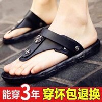 2109 Lần Mua Lại Giày Sandal Mùa Hè 2025 Nam Mặc Ngoài Giày Đi Biển Nam Dép Chống Trơn Trượt Dép Dép Chống Mài Mòn Flip-F