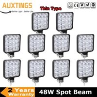 2/10pcs 4inch 48W LED Work Light Thin Lamp Fog Spotlights 12V Car 4x4 ATV Truck Driving Tractor Offroad Driving Lights