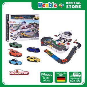 Bộ đồ chơi mô hình trạm xe majorette porsche experience center 5 cars 212050029