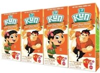 (214) KUN sữa chua uống cam 180ml/hộp (48 hộp/thùng) - Hộp