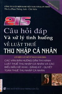 215 Câu Hỏi Đáp Và Xử Lý Tình Huống Về Luật Thuế Thu Nhập Cá Nhân