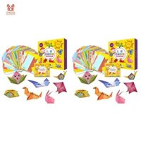 216 Chiếc Hoạt Hình Origami Sách Giấy Nghệ Thuật Và Thủ Công DIY Handmade 3D Xếp Hình Động Vật Thủ Công Cho Trẻ Em Giáo Dục Đồ Chơi Trẻ Em
