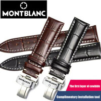 2/18✈Thích hợp cho dây đeo đồng hồ Montblanc da bò chính hãng ngôi sao Bo Xi Time Walker truyền thống 4810 lea nguyên chất