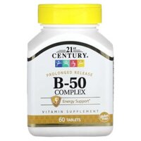 21st Century B-50 Complex Prolonged Release 60 Tablets