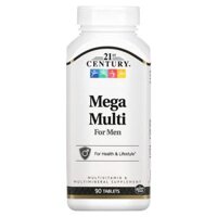 21st Century Mega Multi for Men Multivitamin & Multimineral 90 Tablets