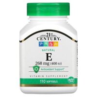 21st Century Natural Vitamin E 268 mg (400 IU) 110 Softgels