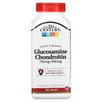 21st Century Triple Strength Glucosamine Chondroitin 150 Tablets
