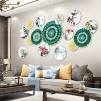 [2204 Người Đã Thu Thập] Nhãn Dán Tường Tự Dính 3D Stereo Trang Trí Tường Nền Ghế Sofa Phòng Khách Phong Cách Trung Hoa Hiện Đại Nhãn Dán Tường Miếng Dán Che Khuyết Điểm