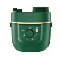 220V Smart Household Pressure Cooker 2L Food Warmer Rice Cooker (Color : Green, Size : US plug)