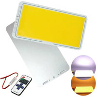 220X120mm DC 12V Super Bright 70W Dimmable LED Panel Light Bulb COB Flip Chips 7000LM with Remote Controller Camp Work DIY Lamp
