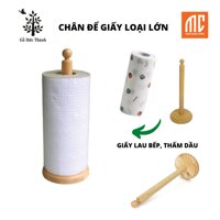 22431 Chân để khăn giấy lau bếp, giấy thấm dầu loại lớn gỗ sạch Gỗ Đức Thành