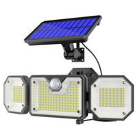 226 LED Multi-Angle Solar Powered Motion Sensor Outdoor LightIP65 Waterproof Flood Lights for Garage Yard Garden