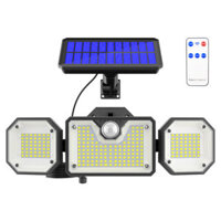 226LED Split Solar Wall Light Motion Sensor LED Outdoor Waterproof IP65 Garden Courtyard Remote Control