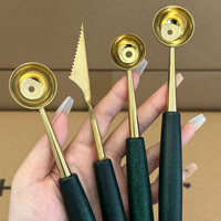 [228 Đơn hàng được giao trong vòng 7 giờ] Dụng cụ cắt trái cây bằng thép không gỉ, thìa múc, dụng cụ cắt dưa hấu, dao cắt trái cây