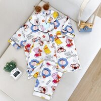 22KG-50KG (DND-36) Pijama cho bé trai, đồ trẻ em vải ĐŨI GẠO mềm mịn Tiệm nhà bé
