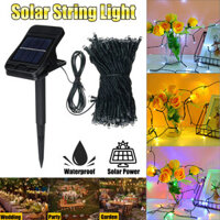 22M 200LED Solar Clip String Light Waterproof Copper Wire Fairy Outdoor Garden Clip Lawn Lamp for Home Yard