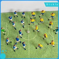 22x Thu Nhỏ Cầu Thủ Bóng Đá Đồ Chơi Nhân Vật Nhỏ Mô Hình Người Diorama Nhân Vật Cho Mô Hình Kiến Trúc Trang Trí Máy Tính Để Bàn