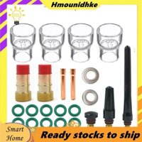 23 Chiếc TIG Stubby Ống Kính Khí TIG Collet 12Pyrex Cup TIG Ống Kính Khí Alumina Bộ Vòi Phun Cho DB WP17 / 18 / 26 TIG Hàn Bền Dễ Dàng Lắp Đặt