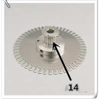 230 Beam Light Readout Dial Gears Motor Gear Bàn xoay 14 răng 16 răng