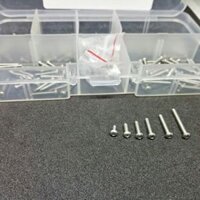 230Pcs bộ set ốc vít M2 inox 304, loại vít nấm.