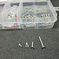 230pcs vít phễu inox 304 kèm ốc size 4mm-16mm.