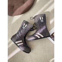 [2311 Người Thu Thậ] Giày Boxing Nữót Ẩn Dẹt 2024 Thu Đông Phongách Mới Nóng Bỏng Giày Bốt Retro Mũi Tròn BuộDây Giày Boot Ngắn Melard