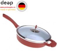 (2355370) Chảo tráng sứ Red Angle có vung đáy từ DEEP9 www.yeuhangduc.vn l Sẵn sàng cho bạn