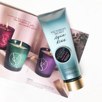 [236ml] Kem dưỡng da, Lotion toàn thân Aqua Kiss hương hoa lan Nam Phi và hoa Cúc, thanh mát, Victoria's Secret