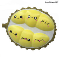 [23CM-ĐẠI KHỔNG LỒ] Squishy NỬA QUẢ SẦU RIÊNG BIỂU CẢM CẢM XÚC Đẹp Đại Khổng Lồ Chính Hãng đồ chơi