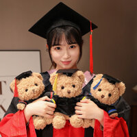 23cm Tốt Nghiệp Dr.Bear Sang Trọng Đồ Chơi Dễ Thương Mũ Giáng Sinh Gấu Bông Búp Bê Mềm Bé Trai Bé Gái Học Sinh Quà Tặng Tốt Nghiệp