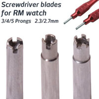 2.3mm 2.7mm 3 4 5 Prongs Dự Phòng Tua Vít Lưỡi Dao Cho Richard Mille Watch RM Thay Thế Thép Tua Vít Lưỡi Đầu Bit
